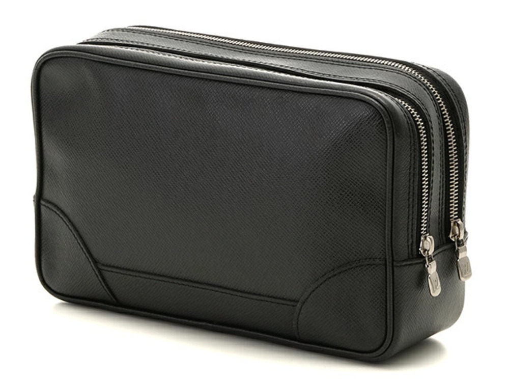Louis Vuitton Ardoise Bag Shoulder Pavel Taiga Black